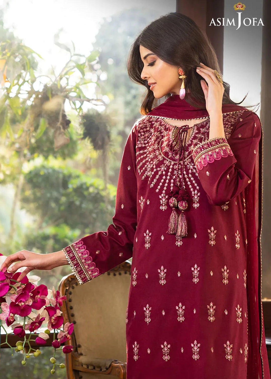 Asim Jofa Formal Pret Cambric 3 Piece Suit AJPE-04