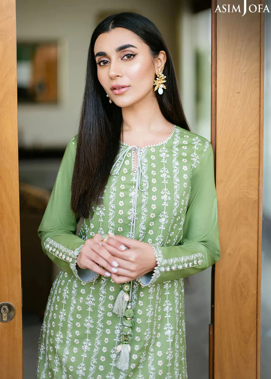Asim Jofa Formal Pret Cambric Kurti AJPE-08