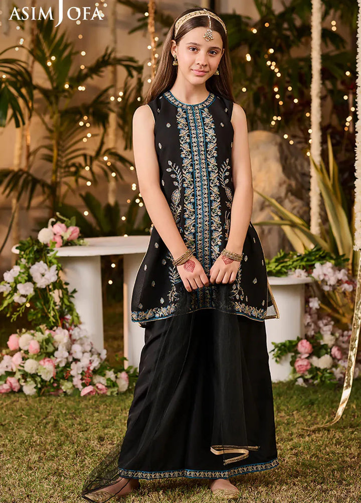Asim Jofa Pret Embroidered Chiffon 3 Piece Suit AJLK-05
