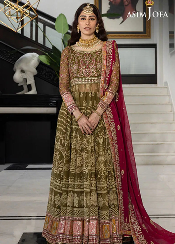 Asim Jofa Pret Embroidered Organza 3 Piece Suit AJJH-03