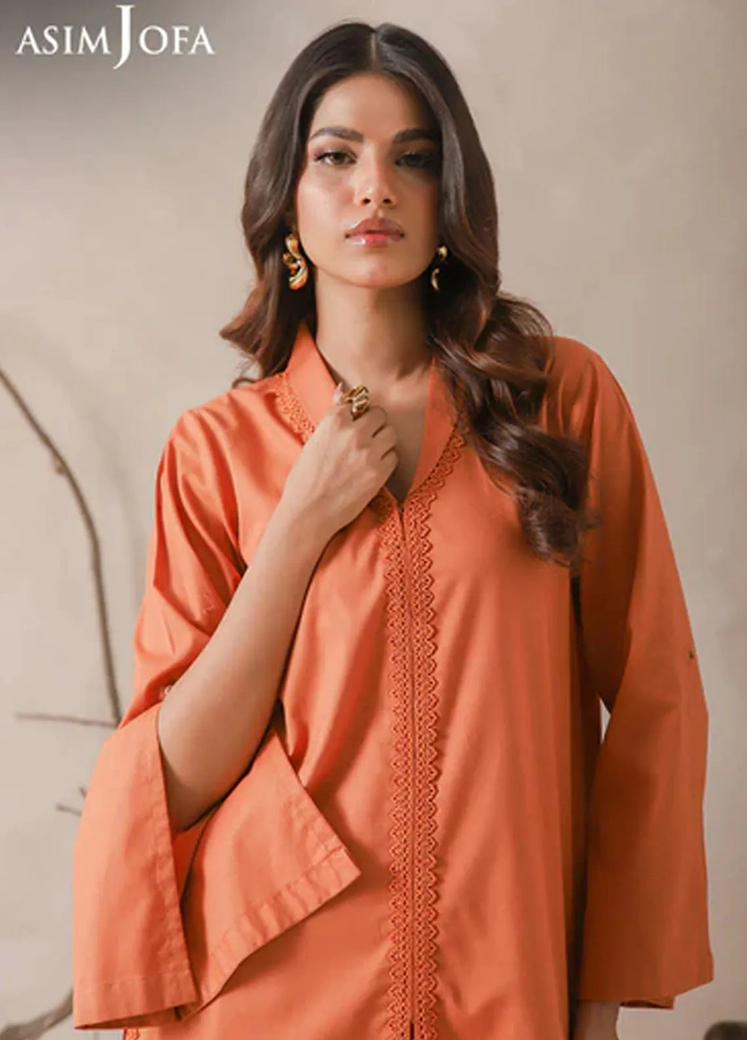 Asim Jofa Pret Solid Cambric 2 Piece Suit AJPB-75