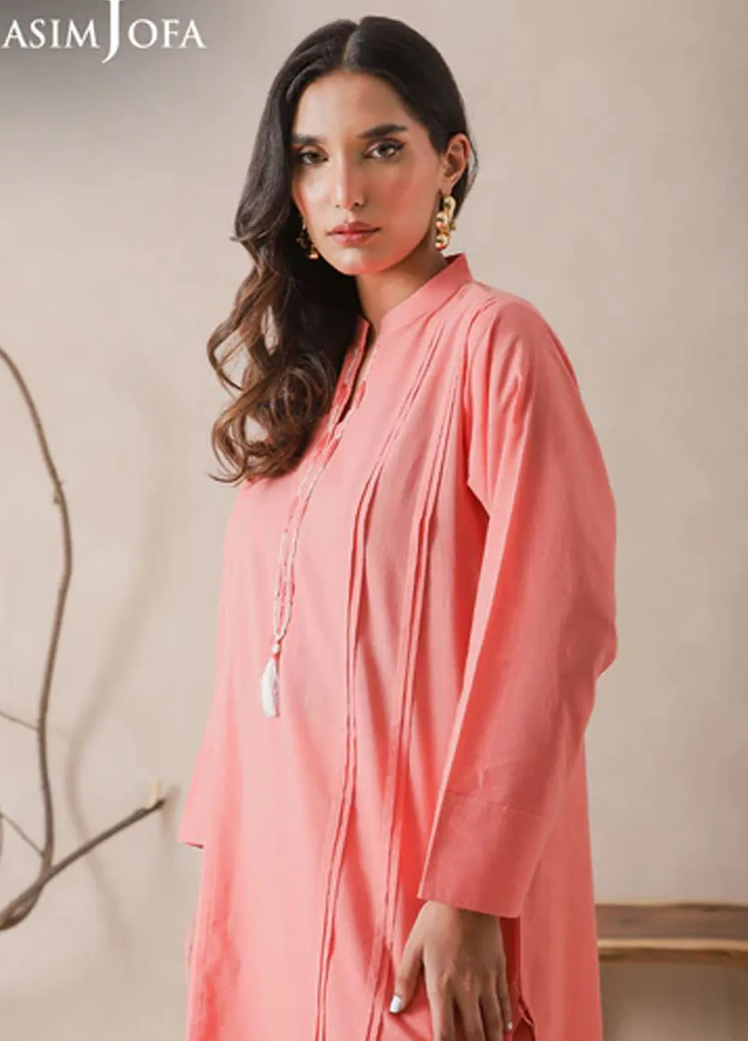 Asim Jofa Pret Solid Cambric 2 Piece Suit AJPB-76