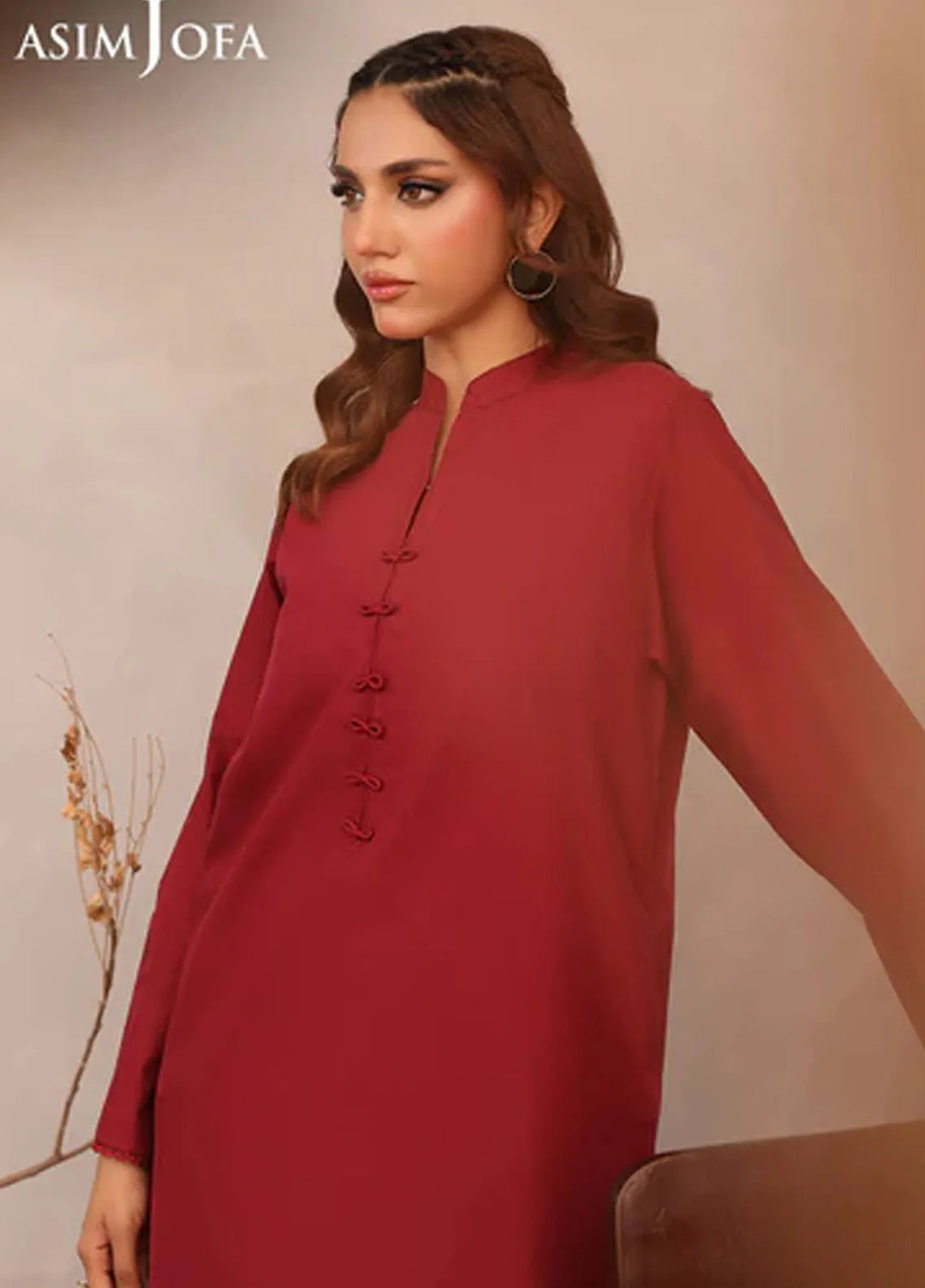 Asim Jofa Pret Solid Cambric 2 Piece Suit AJPB-78