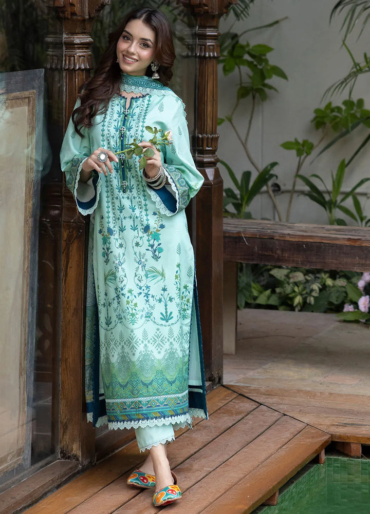 Asim Jofa Printed Lawn Suits Unstitched 3 Piece AJ24BP AJGB-03 - Summer Collection