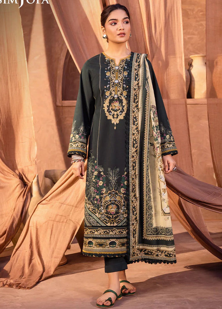 Asim Jofa Printed Lawn Suits Unstitched 3 Piece AJ24P AJUB-13 - Summer Collection