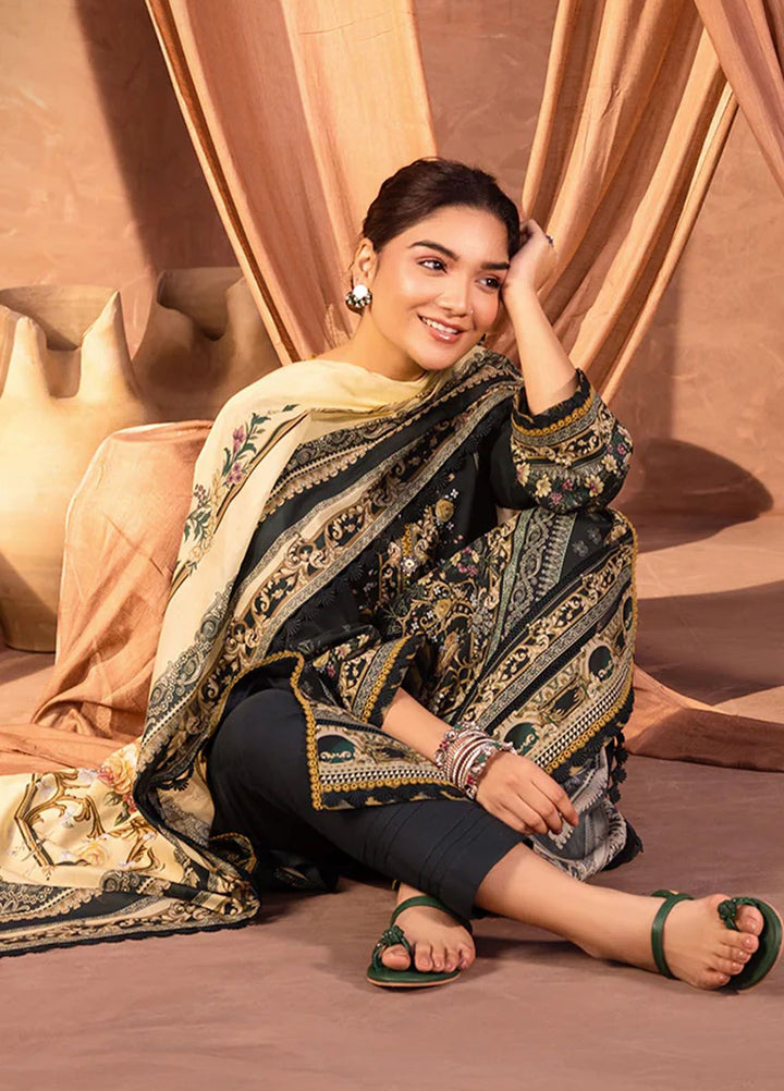 Asim Jofa Printed Lawn Suits Unstitched 3 Piece AJ24P AJUB-13 - Summer Collection