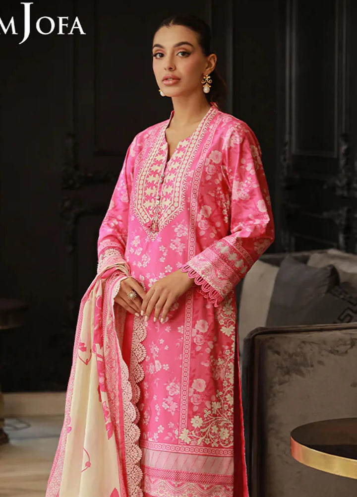 Asim Jofa Printed Lawn Suits Unstitched 3 Piece AJ24PU AJUN-06 - Summer Collection