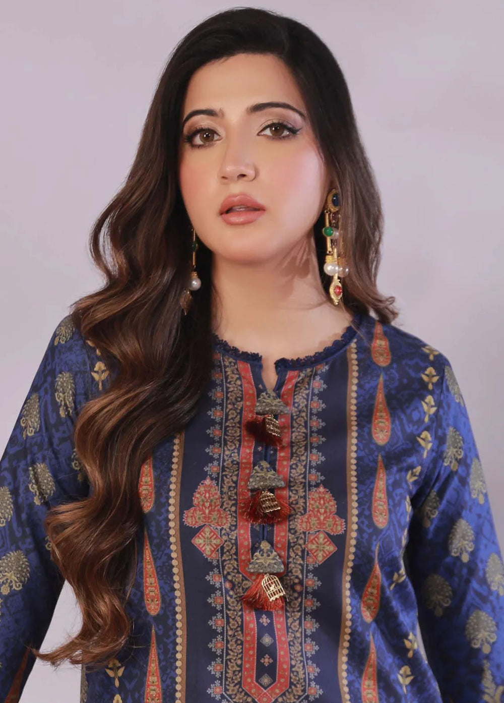 Asim Jofa Printed Lawn Unstitched Suit Kurti AJ23-P2 AJBP-50 - Summer Collection