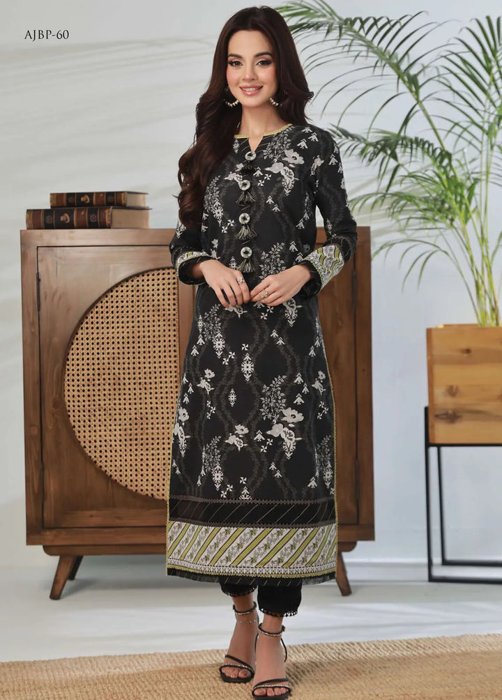 Asim Jofa Printed Lawn Unstitched Suit Kurti AJ23-P2 AJBP-60 - Summer Collection