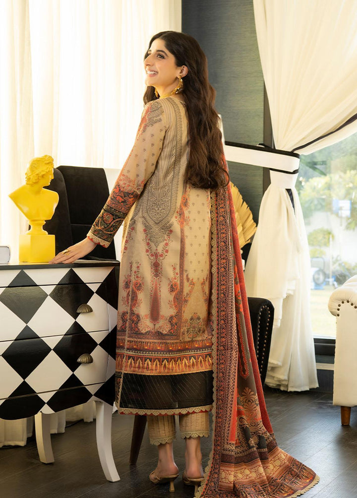 Asim Jofa Printed Lawn Suits Unstitched 2 Piece AJ23P AJS-05 - Summer Collection