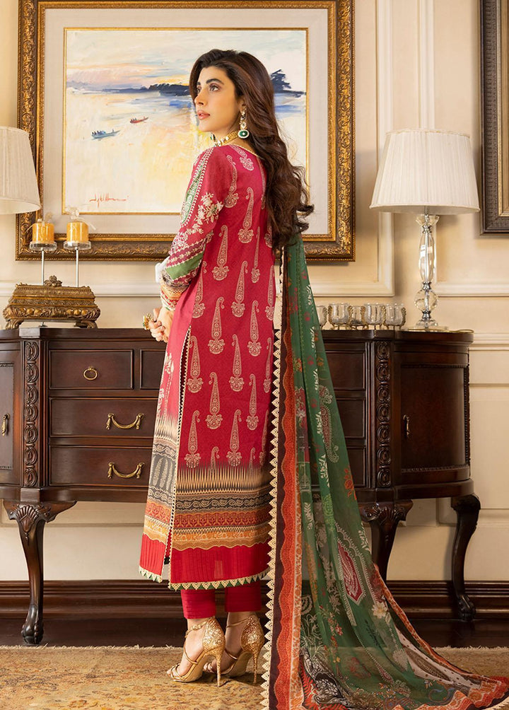 Asim Jofa Embroidered Lawn Suits Unstitched 3 Piece AJ23P AJS-26 - Summer Collection