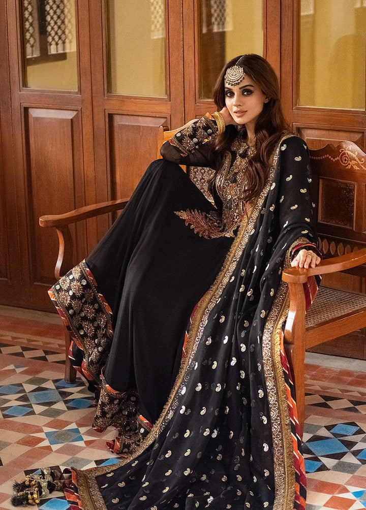 Asim Jofa Embroidered  Suits Unstitched 3 Piece AJ23EF AJKM-01 - Festive Collection
