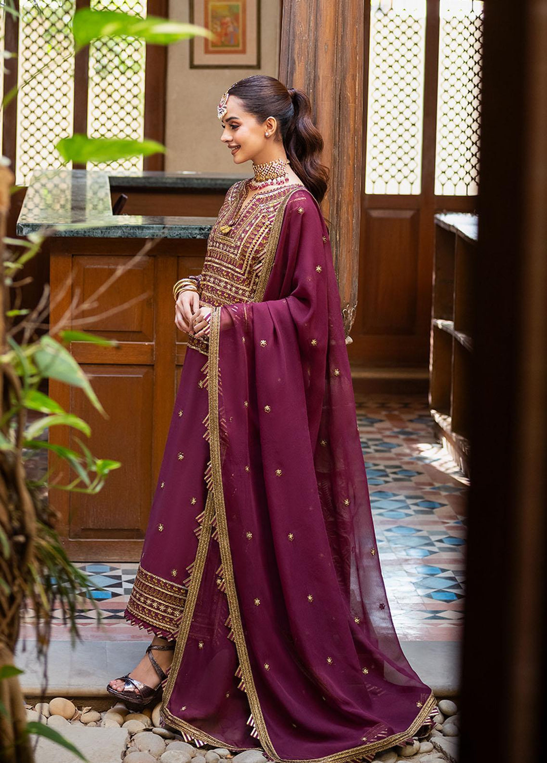 Asim Jofa Embroidered  Suits Unstitched 3 Piece AJ23EF AJKM-11 - Festive Collection