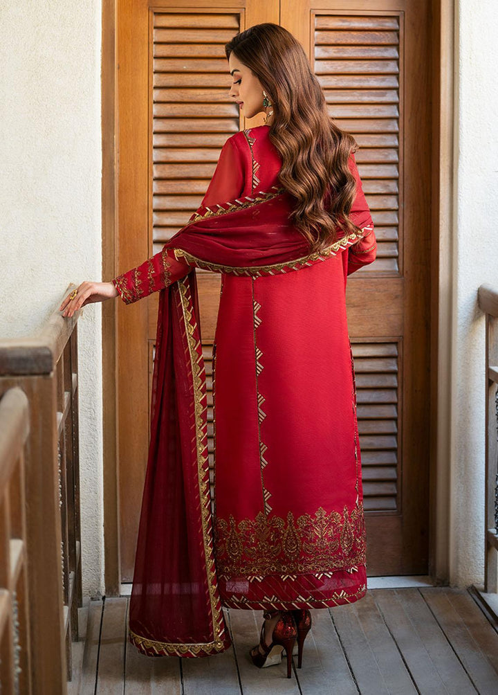 Asim Jofa Embroidered  Suits Unstitched 3 Piece AJ23EF AJKM-15 - Festive Collection