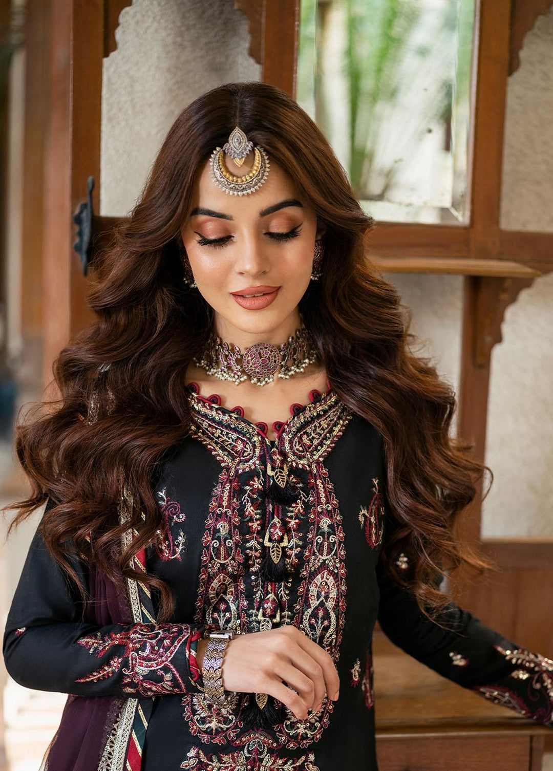 Asim Jofa Embroidered  Suits Unstitched 3 Piece AJ23EF AJKM-19 - Festive Collection