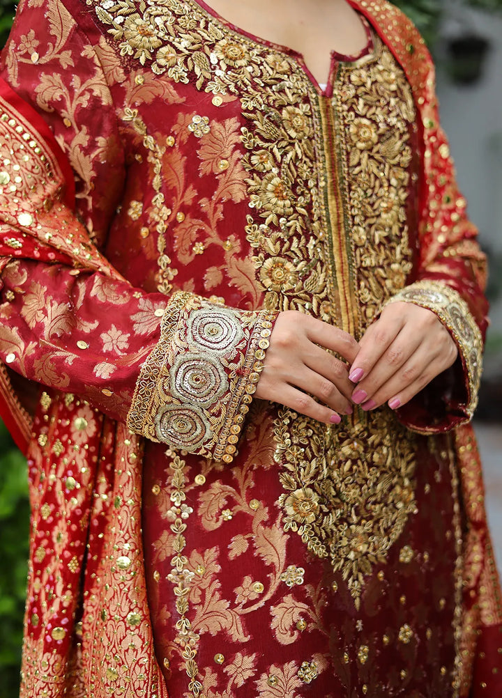 Atiya Irfan Studio Pret Embroidered Jamawar 2 Piece Suit NF-04