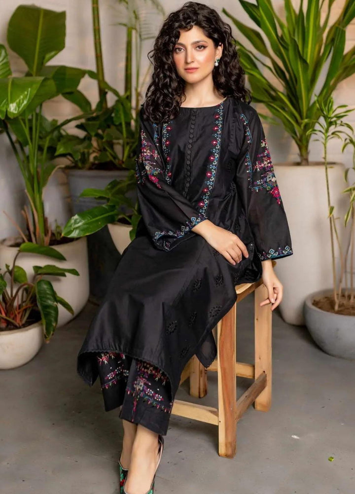 Aura Apparel Pret Embroidered Lawn 2 Piece Suit Prime Long