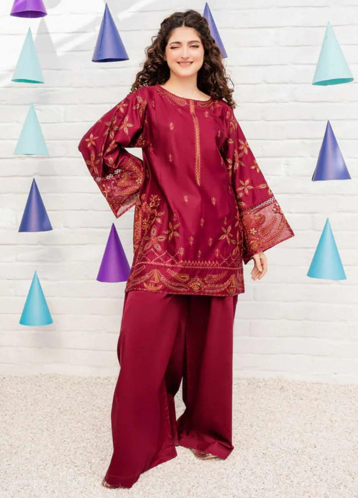 Aura Apparel Pret Embroidered Lawn 2 Piece Suit Aliso Dress