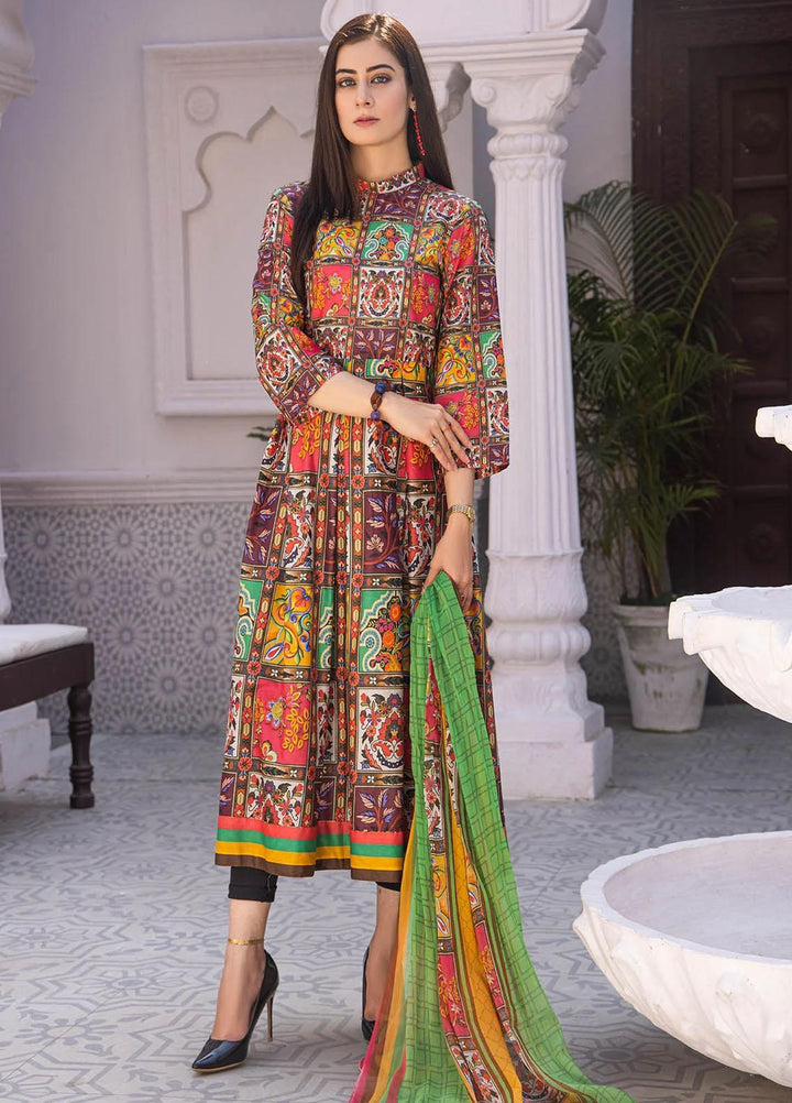 Aura Apparel Casual Pret  Lawn 2 Piece Suit AU23SLF Aura Tribe