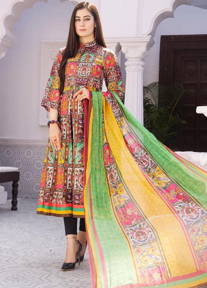 Aura Apparel Casual Pret  Lawn 2 Piece Suit AU23SLF Aura Tribe