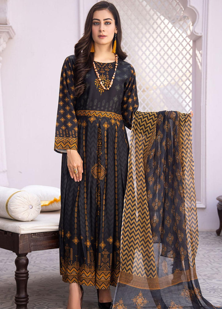 Aura Apparel Casual Pret  Lawn 2 Piece Suit AU23SLF Ethnic Gold