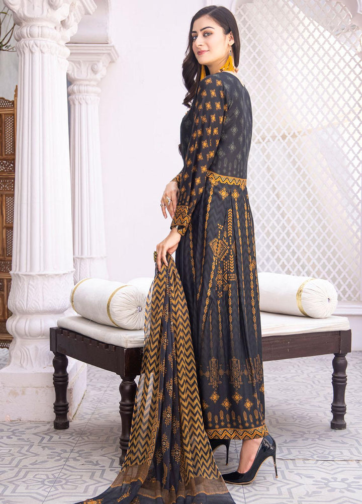 Aura Apparel Casual Pret  Lawn 2 Piece Suit AU23SLF Ethnic Gold