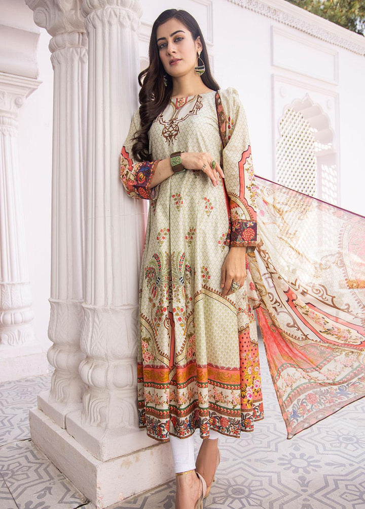 Aura Apparel Casual Pret  Lawn 2 Piece Suit AU23SLF Classical Craft