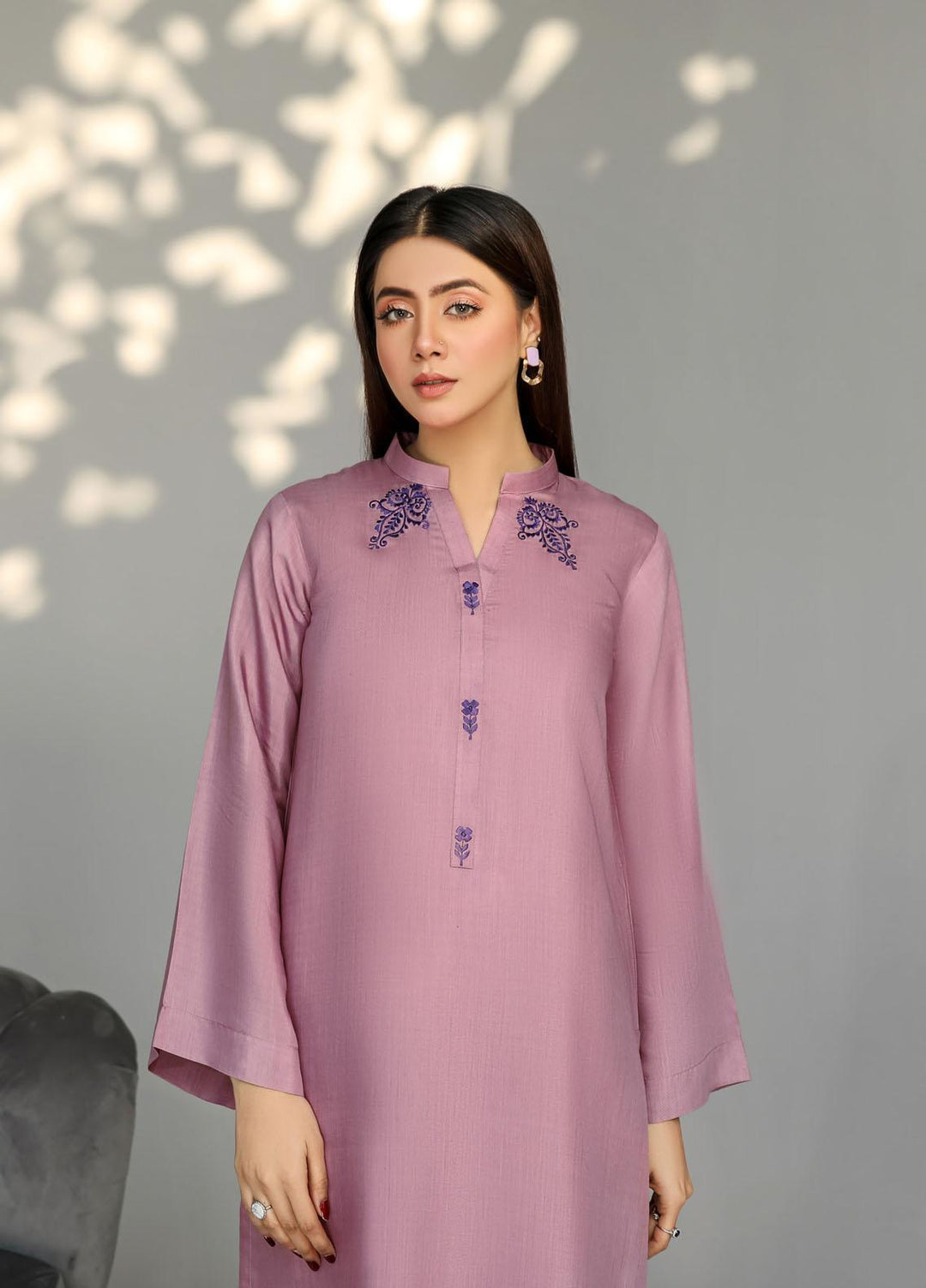 Aura Apparel Casual Pret  Viscose 2 Piece Dress AU23FLG Reyza