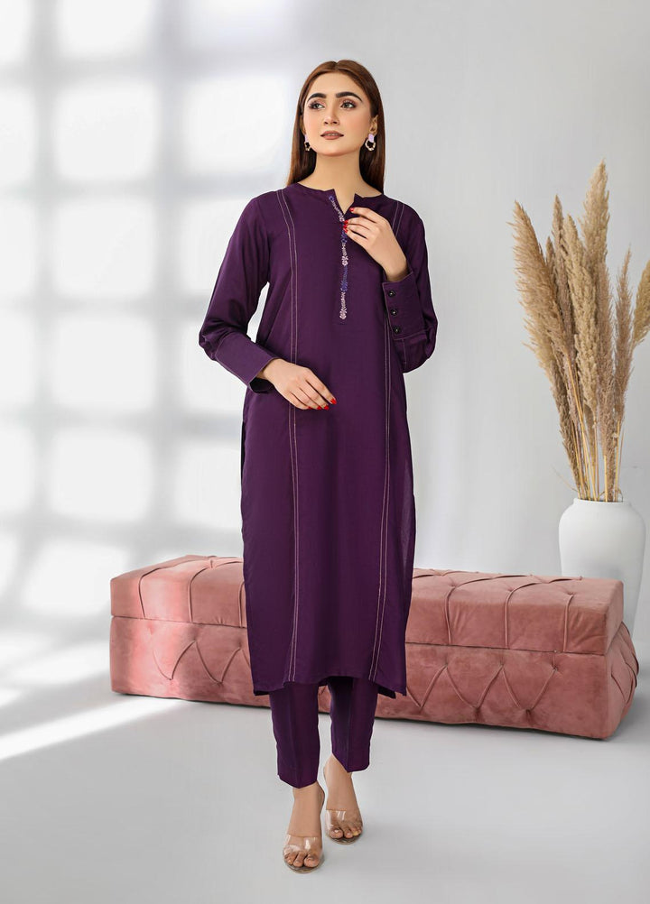 Aura Apparel Casual Pret  Viscose 2 Piece Dress AU23FLG Mahrosh