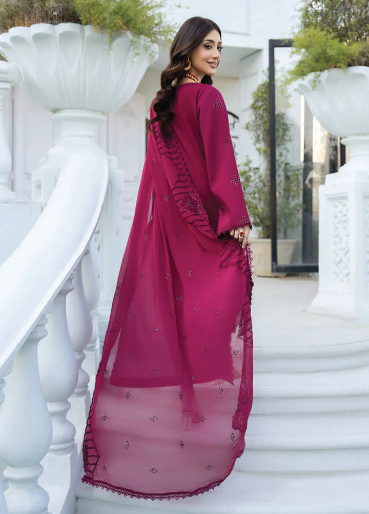 Aviva by Humdum Embroidered Lawn Suit Unstitched 3 Piece HD25A D-05 - Summer Collection