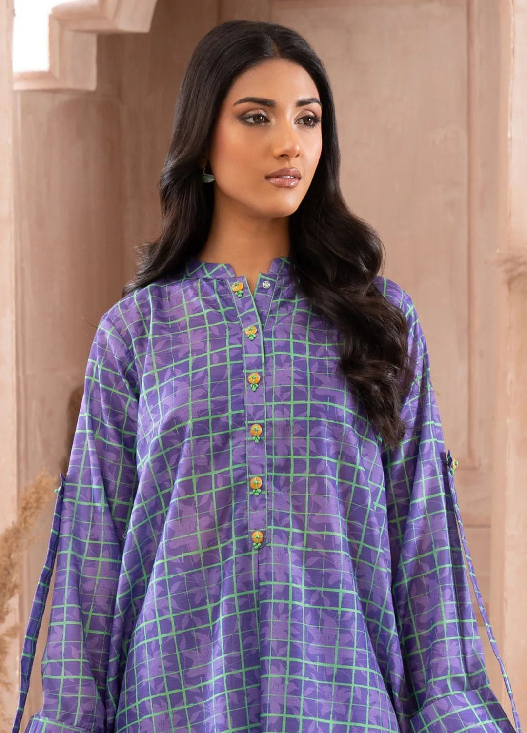 Ayla Studio Pret Printed Lawn 2 Piece Suit SLW-015 Neon Poison