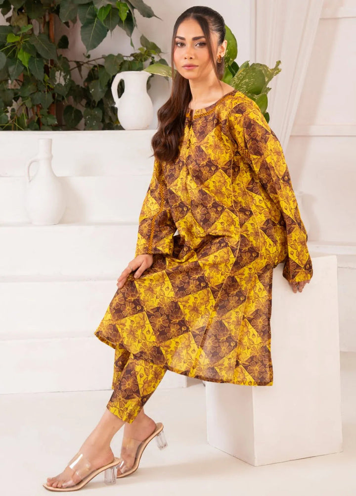 Ayla Studio Pret Printed Lawn 2 Piece Suit SLW-019 Vintage Flora