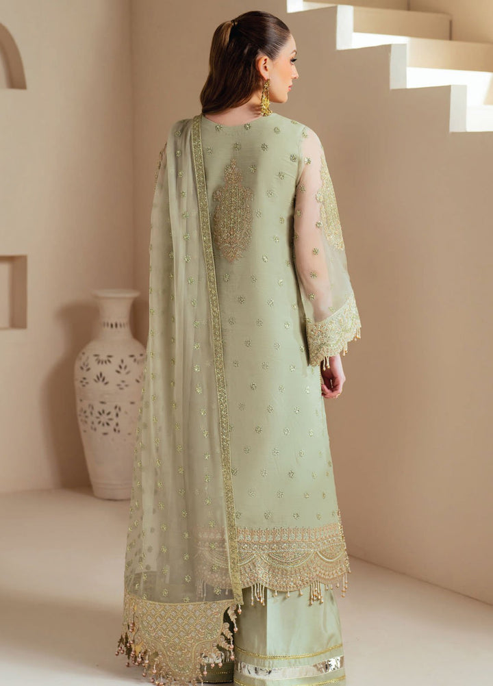 Aymal by Alizeh Fashion Embroidered Chiffon Suits Unstitched 3 Piece AFB25BC D-02 Alish - Luxury Collection