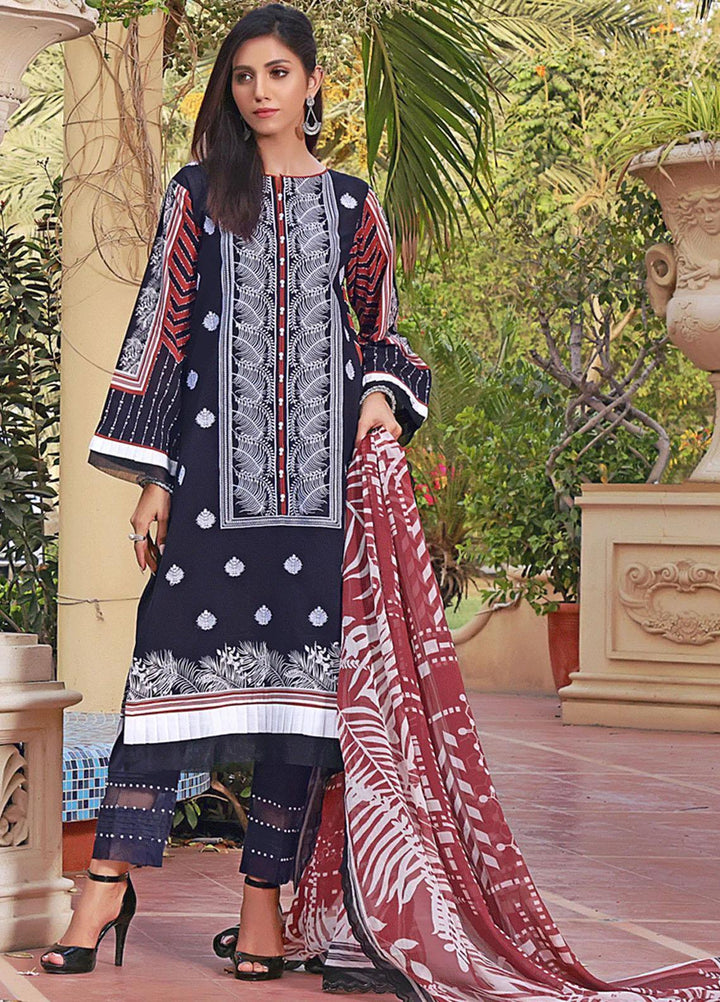 Ayman By Khas Embroidered Lawn Suits Unstitched 3 Piece KHS23A KC-1420 - Summer Collection