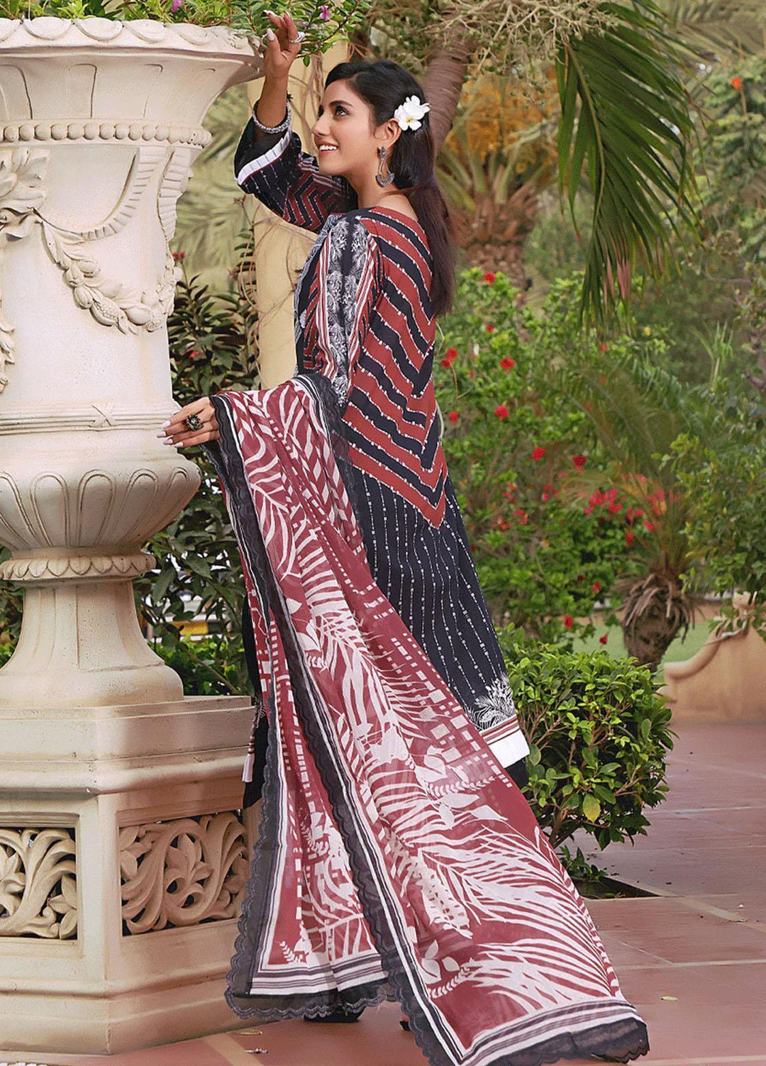 Ayman By Khas Embroidered Lawn Suits Unstitched 3 Piece KHS23A KC-1420 - Summer Collection