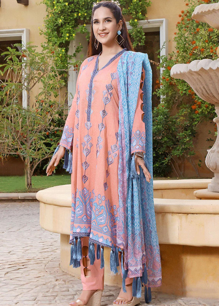 Ayman By Khas Embroidered Lawn Suits Unstitched 3 Piece KHS23A KC-1426 - Summer Collection
