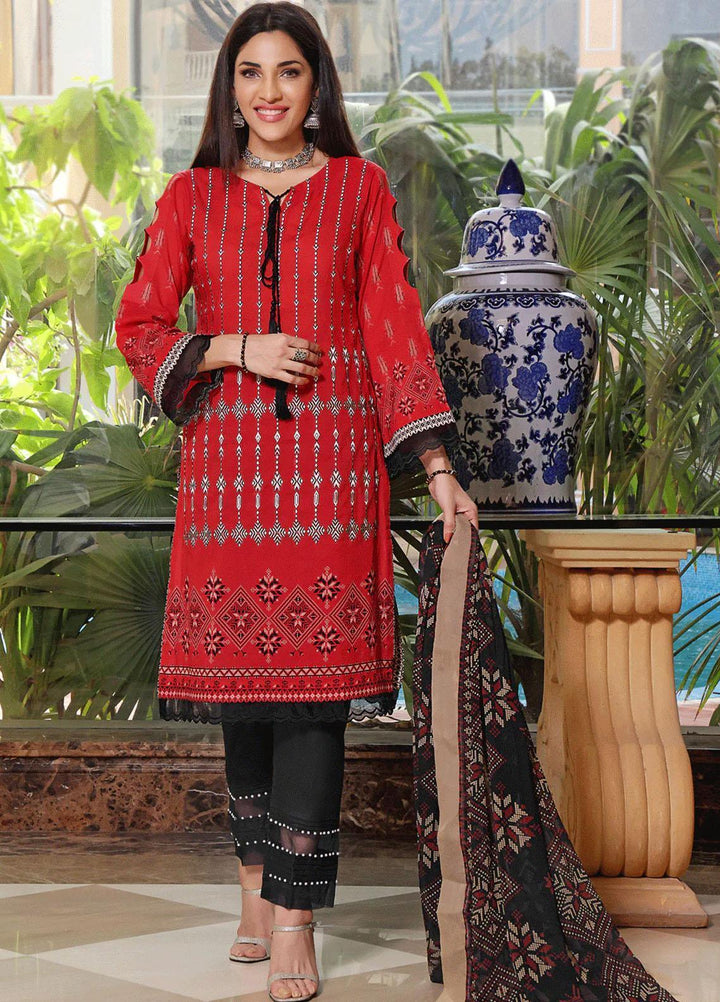 Ayman By Khas Embroidered Lawn Suits Unstitched 3 Piece KHS23A KC-1428 - Summer Collection
