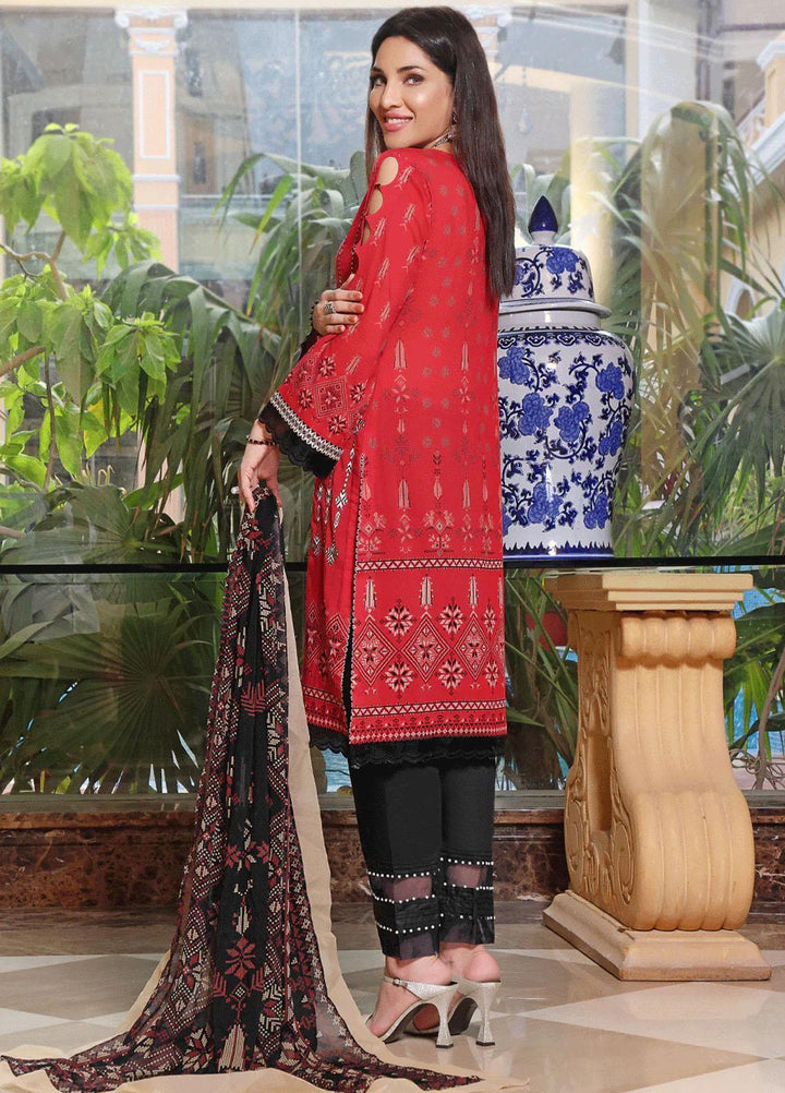 Ayman By Khas Embroidered Lawn Suits Unstitched 3 Piece KHS23A KC-1428 - Summer Collection
