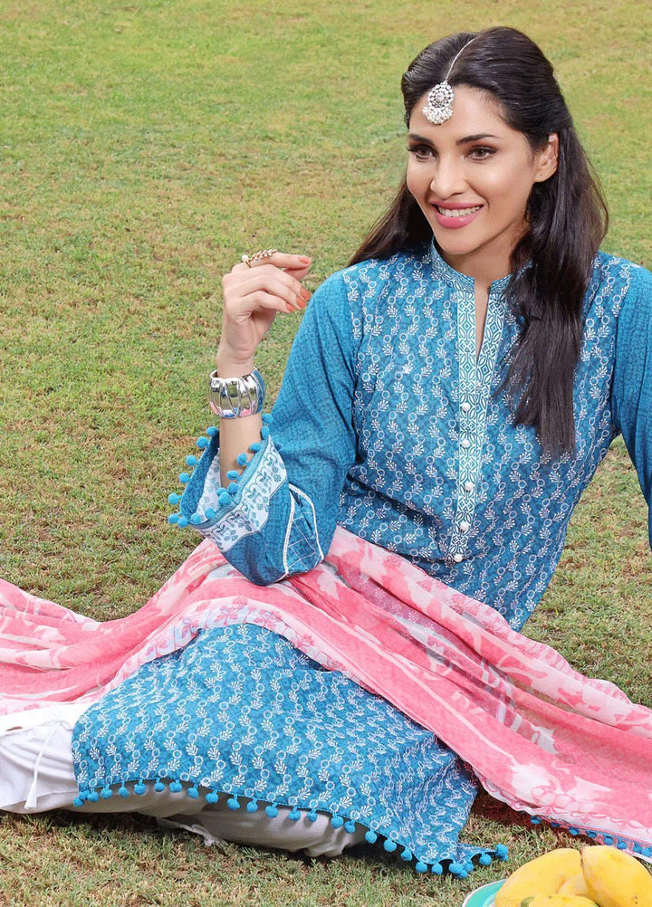 Ayman By Khas Embroidered Lawn Suits Unstitched 3 Piece KHS23A KC-1429 - Summer Collection