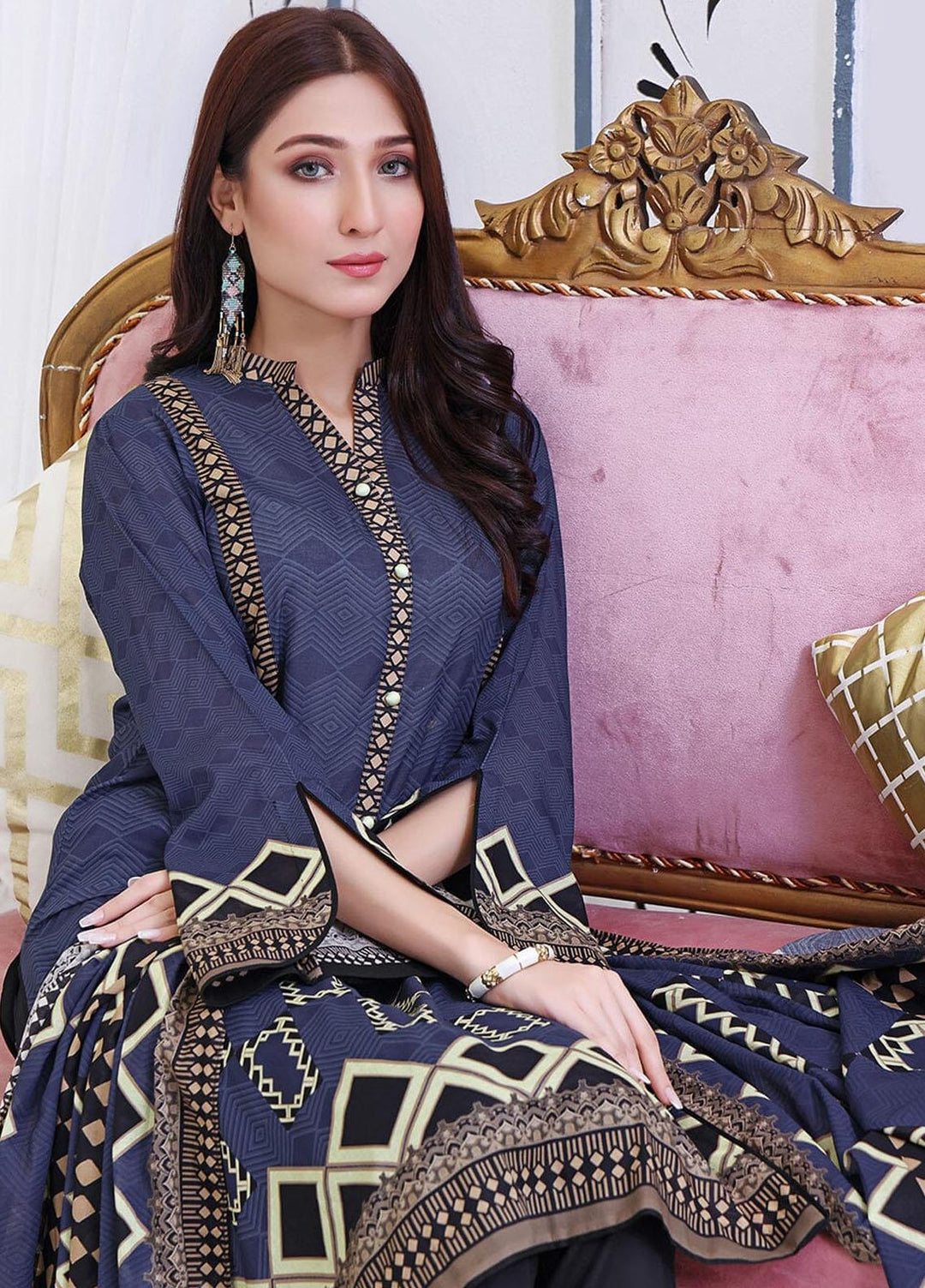 Ayman By Khas Printed Lawn Suits Unstitched 2 Piece KHS23A RKL-1500 - Summer Collection