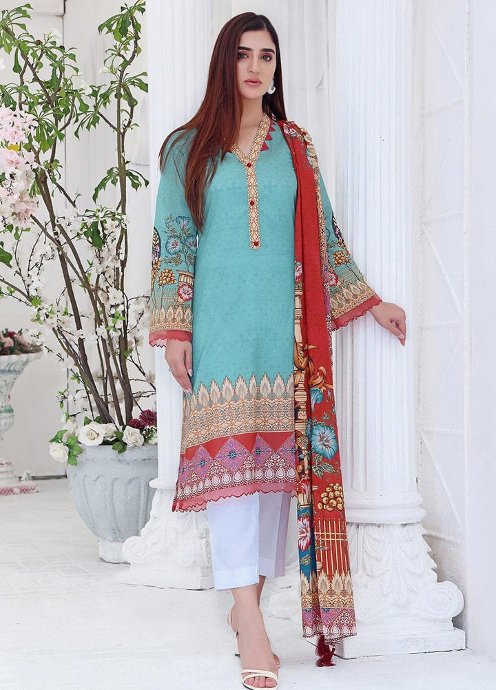 Ayman By Khas Printed Lawn Suits Unstitched 2 Piece KHS23A RKL-1503 - Summer Collection