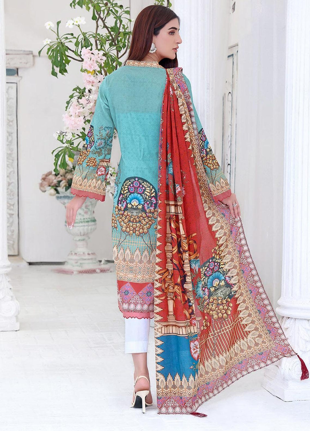 Ayman By Khas Printed Lawn Suits Unstitched 2 Piece KHS23A RKL-1503 - Summer Collection