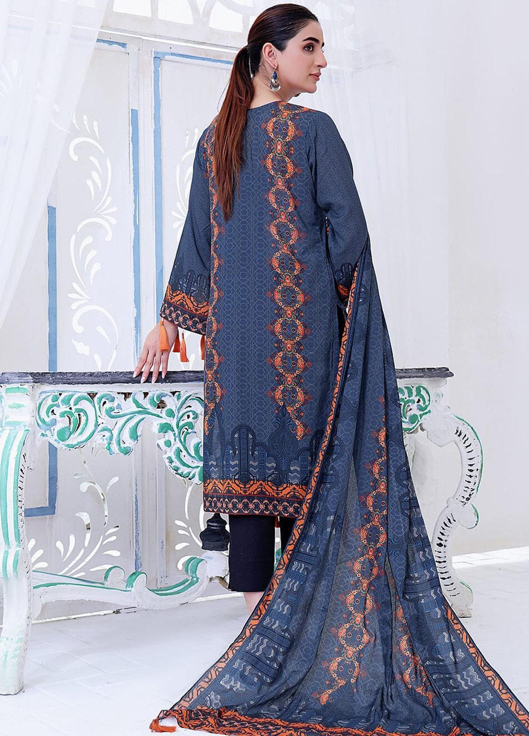 Ayman By Khas Printed Lawn Suits Unstitched 2 Piece KHS23A RKL-1504 - Summer Collection