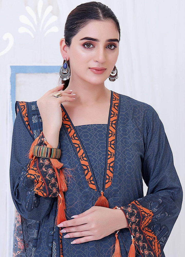 Ayman By Khas Printed Lawn Suits Unstitched 2 Piece KHS23A RKL-1504 - Summer Collection