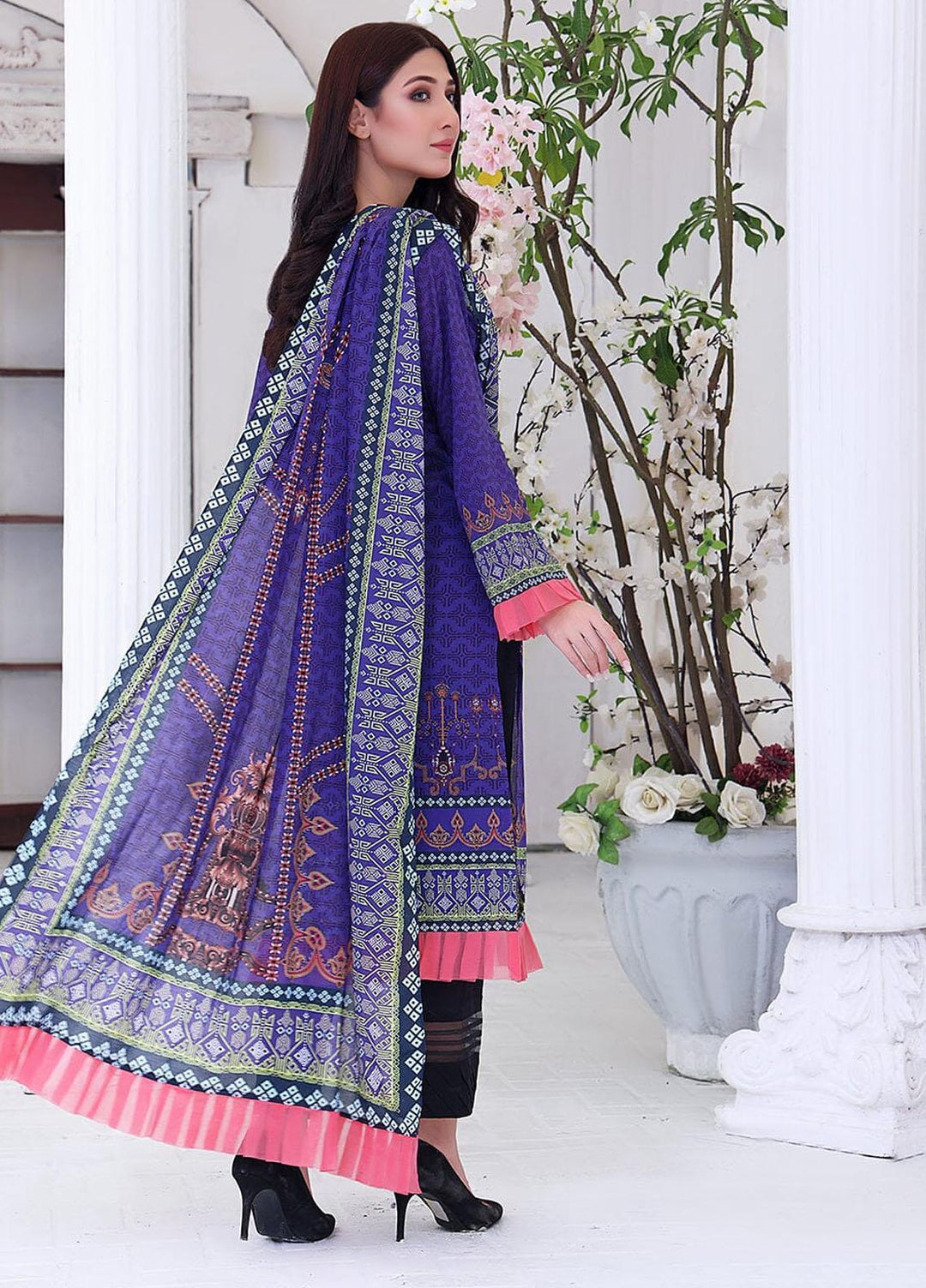 Ayman By Khas Printed Lawn Suits Unstitched 2 Piece KHS23A RKL-1506 - Summer Collection