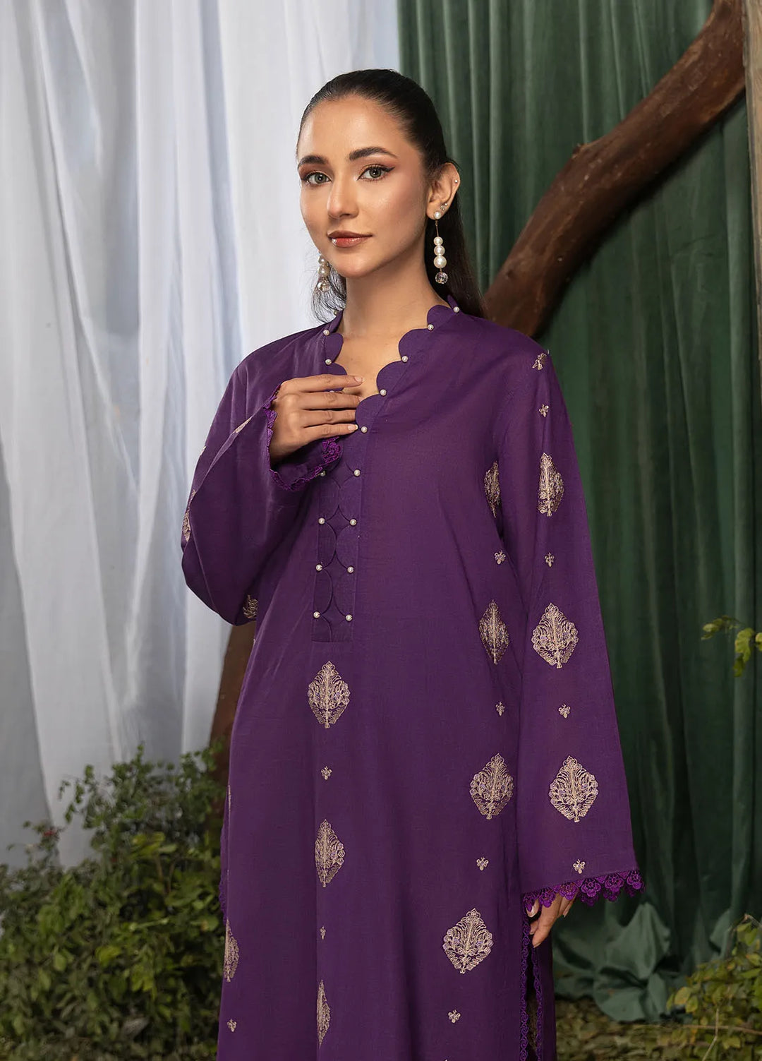 Ayra by Meeral Embroidered Lawn Suit Unstitched 2 Piece MRL24AR Zohra - Summer Collection