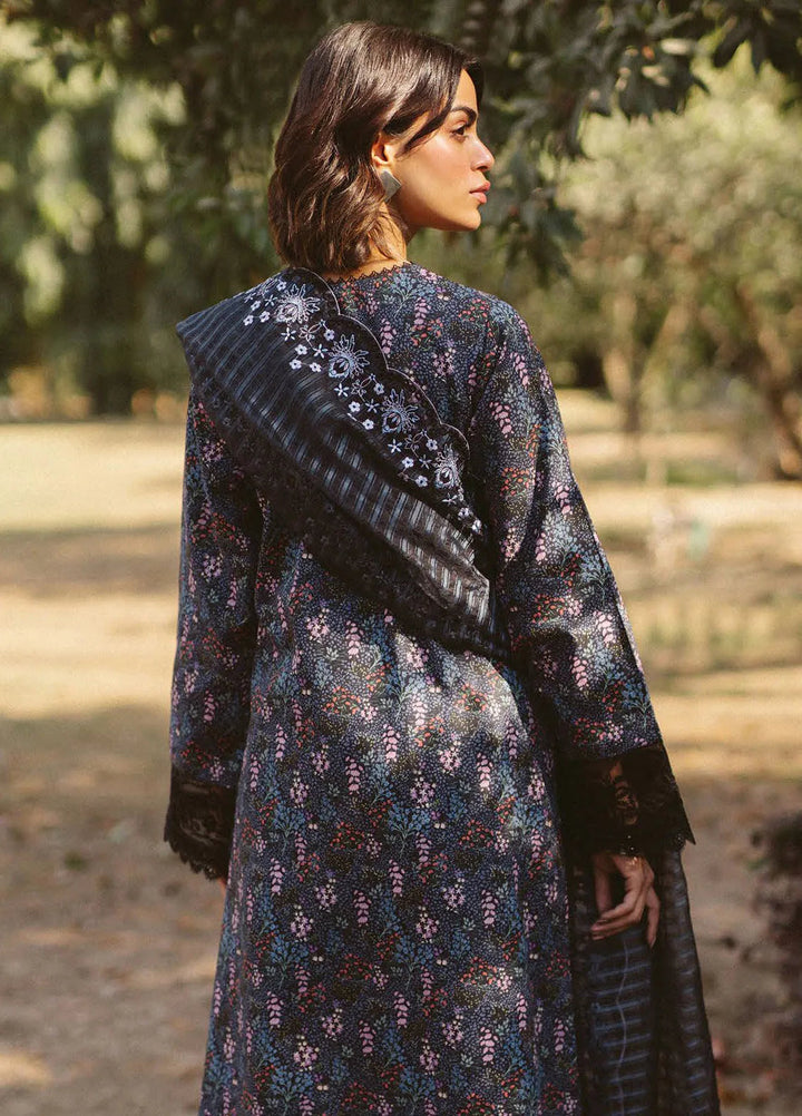 Ayzel by Afrozeh Embroidered Lawn Suits Unstitched 3 Piece D-09 Aziel - Core Collection