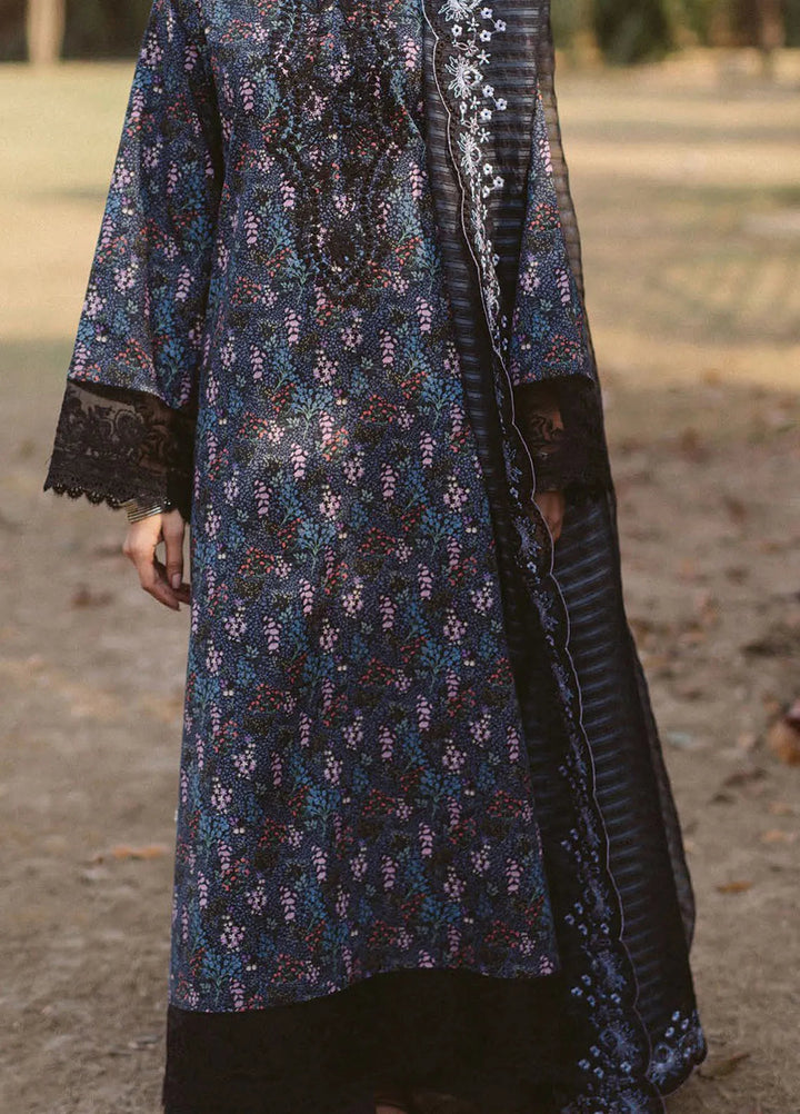 Ayzel by Afrozeh Embroidered Lawn Suits Unstitched 3 Piece D-09 Aziel - Core Collection