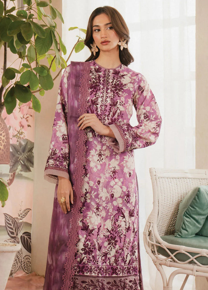 Ayzel by Afrozeh Printed Lawn Suits Unstitched 3 Piece AAF25AM D-07 Ren - Summer Collection