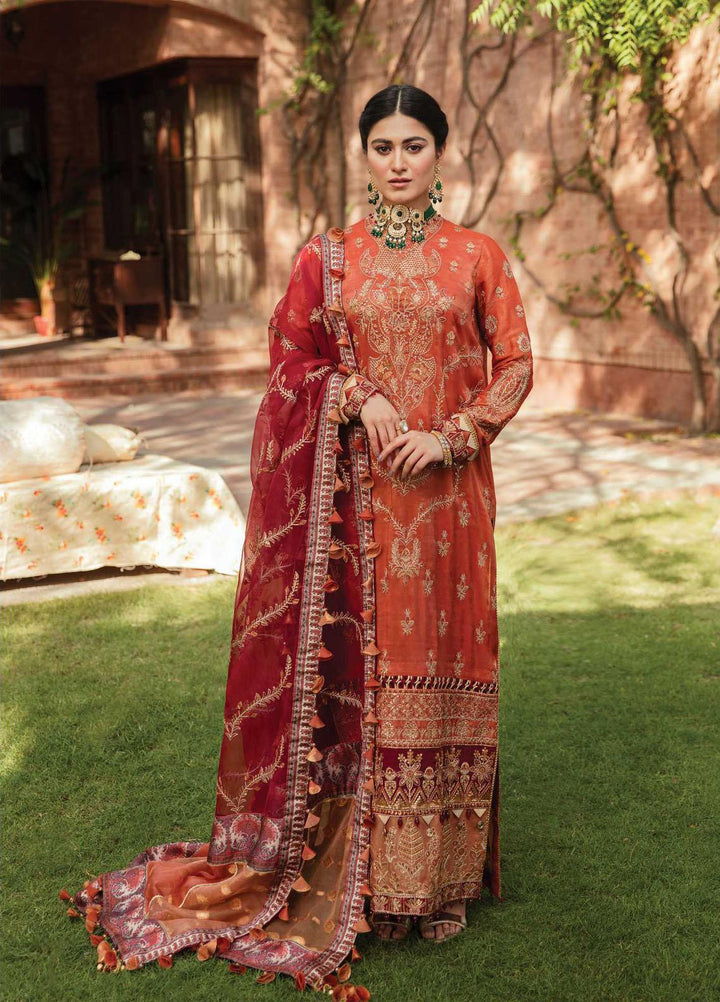 Ayzel by Afrozeh Embroidered Missouri Suits Unstitched 3 Piece AF22AZS 002 Ruqaiya - Luxury Formals Collection